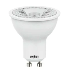 Λάμπα led GU10 Φ50mm 2.4W 230V 3000k θερμό λευκό φως 250 lumen δέσμης 36° 15000h