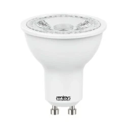 Λάμπα led GU10 Φ50mm 6.5W 230V 3000k θερμό λευκό φως 595 lumen δέσμης 36° 15000h