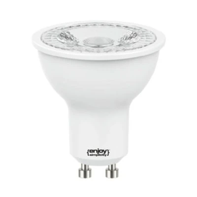 Λάμπα led GU10 Φ50mm 5W 230V ντιμαριζόμενη 2700k θερμό λευκό φως 36° 600lm