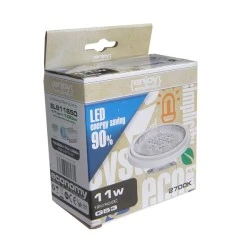Λάμπα led AR111 GU10 10.5W 240V 6500k ψυχρό λευκό φως 730 lumen δέσμης 40° 15000h