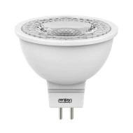 Λάμπα led MR16 GU5.3 Ø50mm 6W 12V 4000k ενδιάμεσο φως 420 lumen δέσμης 36° 15000h
