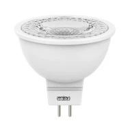 Λάμπα led MR16 GU5.3 Ø50mm 5W 230V 4000k ενδιάμεσο φως 400 lumen δέσμης 38° 25000h