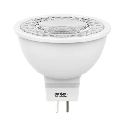 Λάμπα LED MR16 GU5.3 6W 12V AC/DC 2700k θερμό λευκό 420lm δέσμης 36° 15000h Λάμπα LED MR16 GU5.3 6W 12V AC/DC 2700k θερμό λευκό 420lm δέσμης 36° 15000h