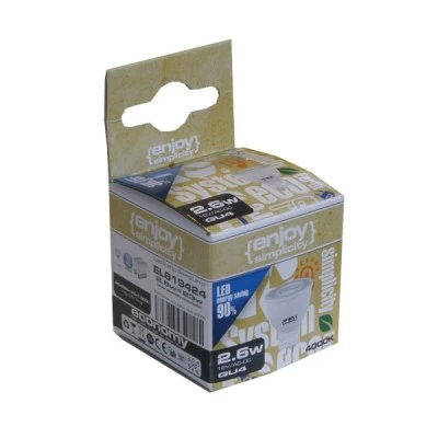 Λάμπα led MR11 GU4 Ø34mm 4W 12V 2700k θερμό λευκό φως 300lumen δέσμης 36° 15000h Λάμπα led MR11 GU4 Ø34mm 4W 12V 2700k θερμό λευκό φως 300lumen δέσμης 36° 15000h