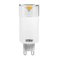 Λάμπα led G9 3,4W 230V 2700k θερμό λευκό φως δέσμης 300° 270 lumen 25000h