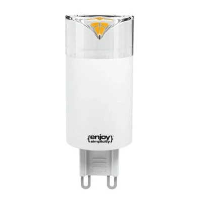 Λάμπα led G9 3,4W 230V 2700k θερμό λευκό φως δέσμης 300° 270 lumen 25000h