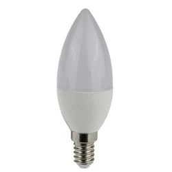 Λάμπα led E14 κεράκι 4W 230V 2700k θερμό λευκό φως 380lm C37 σε blister