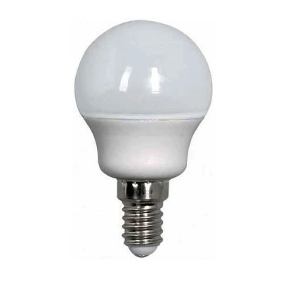 Λάμπα led E14 σφαιρική 4W 230V 2700k θερμό λευκό φως 380lm G45 διάρκειας 25000h Λάμπα led E14 σφαιρική 4W 230V 2700k θερμό λευκό φως 380lm G45 διάρκειας 25000h