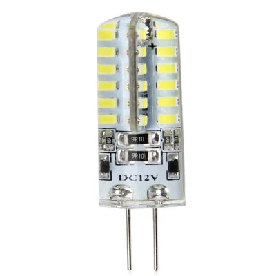 Λάμπα led G4 κύλινδρος σιλικόνης 3W 12V AC/DC 6000k ψυχρό λευκό φως 240lumen γωνία θέασης 360° Λάμπα led G4 κύλινδρος σιλικόνης 3W 12V AC/DC 6000k ψυχρό λευκό φως 240lumen γωνία θέασης 360°