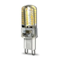 Λάμπα led G9 σιλικόνης 3W 230V 3000k θερμό λευκό φως 220lumen γωνία θέασης 360°