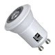 Λάμπα led ισχύος GU10 3W 230V 3000k θερμό λευκό φως δέσμης 30° 210 lumen Ø 35mm Λάμπα led ισχύος GU10 3W 230V 3000k θερμό λευκό φως δέσμης 30° 210 lumen Ø 35mm