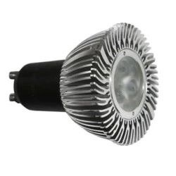 Λάμπα led ισχύος GU10 5W 230V 6200k ψυχρό λευκό φως ντιμαριζόμενη δέσμης 25° 380 lumen