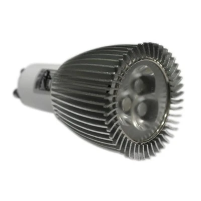 Λάμπα led ισχύος GU10 6W 230V ντιμαριζόμενη 6000k ψυχρό λευκό φως δέσμης 30° 330 lumen
