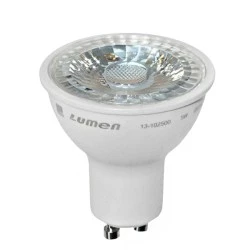 Λάμπα led ισχύος GU10 5W 230V 3000k θερμό λευκό φως δέσμης 30° 400 lumen Economy