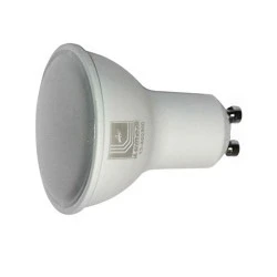 Λάμπα led GU10 3W 230V 6200k ψυχρό λευκό φως δέσμης 120° 290 lumen Ø50mm