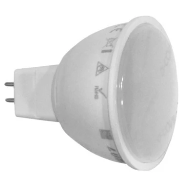 Λάμπα led MR16 4,5W 12V AC/DC μπλε φως ευρείας δέσμης 105° Ø50mm Economy