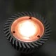 Λάμπα led ισχύος MR16 3W 12V AC/DC κόκκινο φως ντιμαριζόμενη δέσμης 10° αλουμινίου ασημί