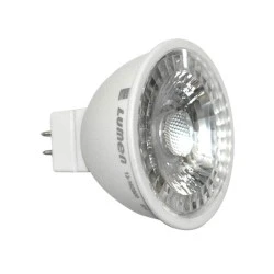 Λάμπα led ισχύος MR16 GU5.3 5W 12V ac/dc 3000k θερμό λευκό φως δέσμης 30° 340 lumen Economy