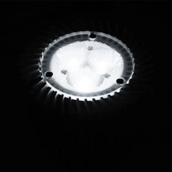 Λάμπα led  MR16 7W 12V AC/DC 6000k ψυχρό λευκό φως ντιμαριζόμενη δέσμης 30° με εναλλάξιμο φακό