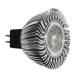 Λάμπα led ισχύος MR16 5W 12VAC/DC 6200k ψυχρό λευκό φως ντιμαριζόμενη δέσμης 25° 380 lumen Λάμπα led ισχύος MR16 5W 12VAC/DC 6200k ψυχρό λευκό φως ντιμαριζόμενη δέσμης 25° 380 lumen