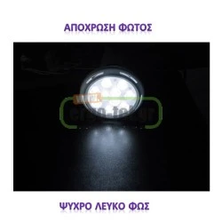 Λάμπα led PAR30 E27 12W 230V ντιμαριζόμενη 6500k ψυχρό λευκό φως δέσμης 40° 930lm