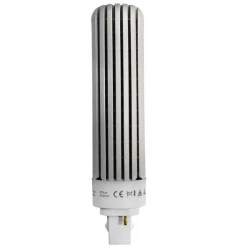 Λάμπα led τύπου PLC περιστρεφόμενη G24d 2pin 11W 230V 120° 4000k ενδιάμεσο λευκό φως 1300 lumen