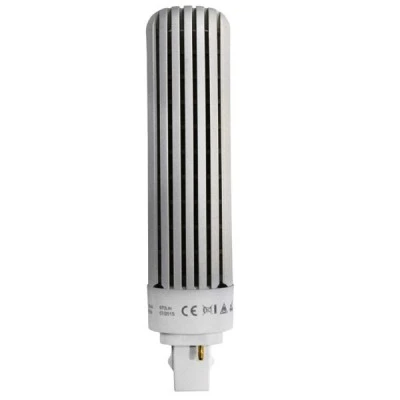 Λάμπα led τύπου PLC περιστρεφόμενη G24d 2pin 11W 230V 120° 4000k ενδιάμεσο λευκό φως 1300 lumen
