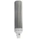 Λάμπα led τύπου PLC περιστρεφόμενη G24d 2pin 11W 230V 120° 4000k ενδιάμεσο λευκό φως 1300 lumen