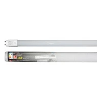 Λάμπα led τύπου φθορίου T8 120cm 18W 3000k θερμό φως 1800 lumen γυάλινη με τροφοδοσία στα 2 άκρα