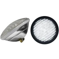 Λάμπα led PAR56 (Πισίνας) 15W 12V AC/DC 6200k ψυχρό λευκό φως 120° με 225 SMD chip 4014 1500 lumen
