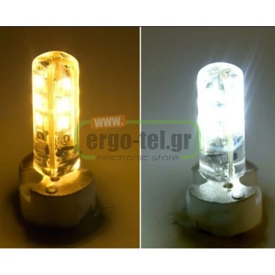 Λάμπα led G4 κύλινδρος σιλικόνης 3W 12V AC/DC 6000k ψυχρό λευκό φως 240lumen γωνία θέασης 360° Λάμπα led G4 κύλινδρος σιλικόνης 3W 12V AC/DC 6000k ψυχρό λευκό φως 240lumen γωνία θέασης 360°