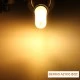 Λάμπα led G9 κυλινδρική 5W 230V δέσμης 360° 3000k θερμό λευκό φως με διάφανο κάλυμμα Λάμπα led G9 κυλινδρική 5W 230V δέσμης 360° 3000k θερμό λευκό φως με διάφανο κάλυμμα