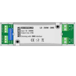 Led controller 250W με δυνατότητα σύνδεσης κονσόλας DMX512 για 1 κανάλι MASTER LD-250W-DMX