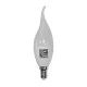 Λάμπα LED κεράκι με μύτη E14 ισχύος 6W 230V 3000k θερμό λευκό φως δέσμης 220° 600lm ντιμαριζόμενη Λάμπα LED κεράκι με μύτη E14 ισχύος 6W 230V 3000k θερμό λευκό φως δέσμης 220° 600lm ντιμαριζόμενη