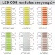 Αλυσίδα led modules σετ των 20τεμ 40W 12VDC μωβ φως συνολικού μήκους 228cm
