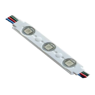 Αλυσίδα με led modules σετ 20τεμ. 0,72W/mod 12VDC RGB εναλλαγής χρωμάτων για φωτισμό επιγραφών