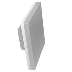 Led απλίκα επίτοιχη γκρι τετράγωνη 10W 4000k λευκό φως 1100lm έμμεσου φωτισμού