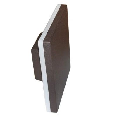 Led απλίκα επίτοιχη σαγρέ σκουριά τετράγωνη 10W 4000k λευκό φως 1100lm έμμεσου φωτισμού Led απλίκα επίτοιχη σαγρέ σκουριά τετράγωνη 10W 4000k λευκό φως 1100lm έμμεσου φωτισμού