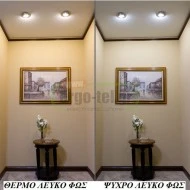 Λάμπα led Ε27 R63 8W 230V 3000k θερμό λευκό φως 800Lm τύπου καθρέπτη με ματ κάλυμμα
