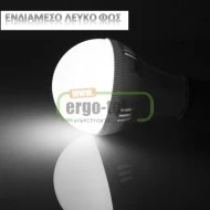 Λάμπα led A60 αχλάδι E27 10W 230V 4000k ενδιάμεσο λευκό φως δέσμης 240° 820 lumen 30000h Λάμπα led A60 αχλάδι E27 10W 230V 4000k ενδιάμεσο λευκό φως δέσμης 240° 820 lumen 30000h