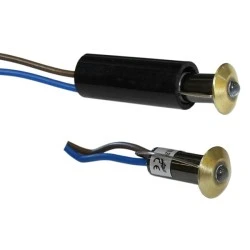 Φωτιστικό σποτ - ψείρα αντικέ χωνευτό 0.2W 15° 12V πορτοκαλί φως με 1led στεγανό IP54