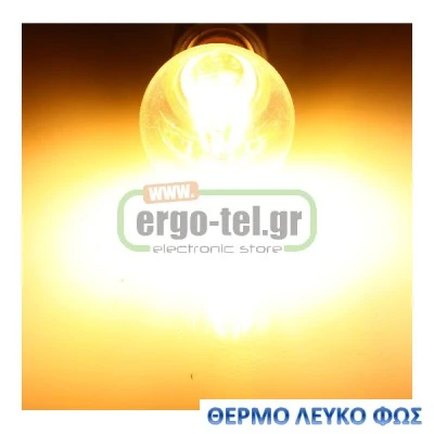 Διακοσμητική λάμπα led filament Ε14 4W 230V 2800k θερμό λευκό φως 450 lumen κερί C35 διάφανο