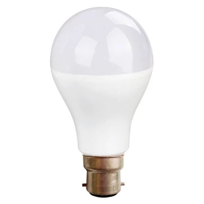 Λάμπα led A60 αχλάδι B22 10W 230V 6000k ψυχρό λευκό φως δέσμης 240° 910 lumen 30000h