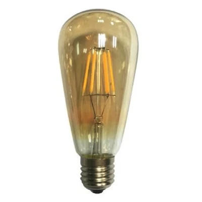 Λάμπα led filament μελί αβοκάντο Ε27 6W 230V ντιμαριζόμενη 2700k θερμό λευκό φως 590 lumen