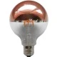 Λάμπα led filament ανεστραμμένου καθρέπτου χρυσό Ε27 6W 230V ντιμαριζόμενη 2700k θερμό λευκό φως