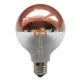 Λάμπα led filament Ε27 6W 230V ανεστραμμένου καθρέπτου χρυσό ντιμαριζόμενη 2700k θερμό λευκό φως