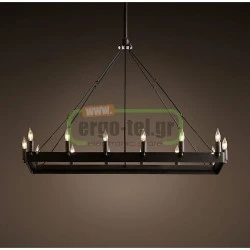 Διακοσμητική λάμπα led Ε14 ισχύος 4W 230V ντιμαριζόμενη 2800k θερμό λευκό φως 420 lumen κερί C35 ματ