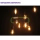 Διακοσμητική λάμπα led Ε14 ισχύος 4W 230V 5800k ψυχρό λευκό φως 440 lumen κερί C35 διάφανο