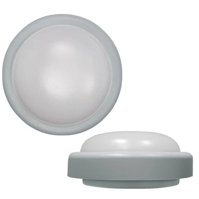 Led πλαφονιέρα γκρι 18W λευκό φως 4000k με κάλυμμα πολυκαρμπονάτ στεγανή IP44 Led πλαφονιέρα γκρι 18W λευκό φως 4000k με κάλυμμα πολυκαρμπονάτ στεγανή IP44