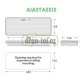 ΦΩΤΙΣΤΙΚΟ ΑΣΦΑΛΕΙΑΣ 12 LED 3W 40/85Lm 3h ΣΥΝΕΧΟΥΣ/ΜΗ ΣΥΝΕΧΟΥΣ ΛΕΙΤΟΥΡΓΙΑΣ GR-310/12L/180